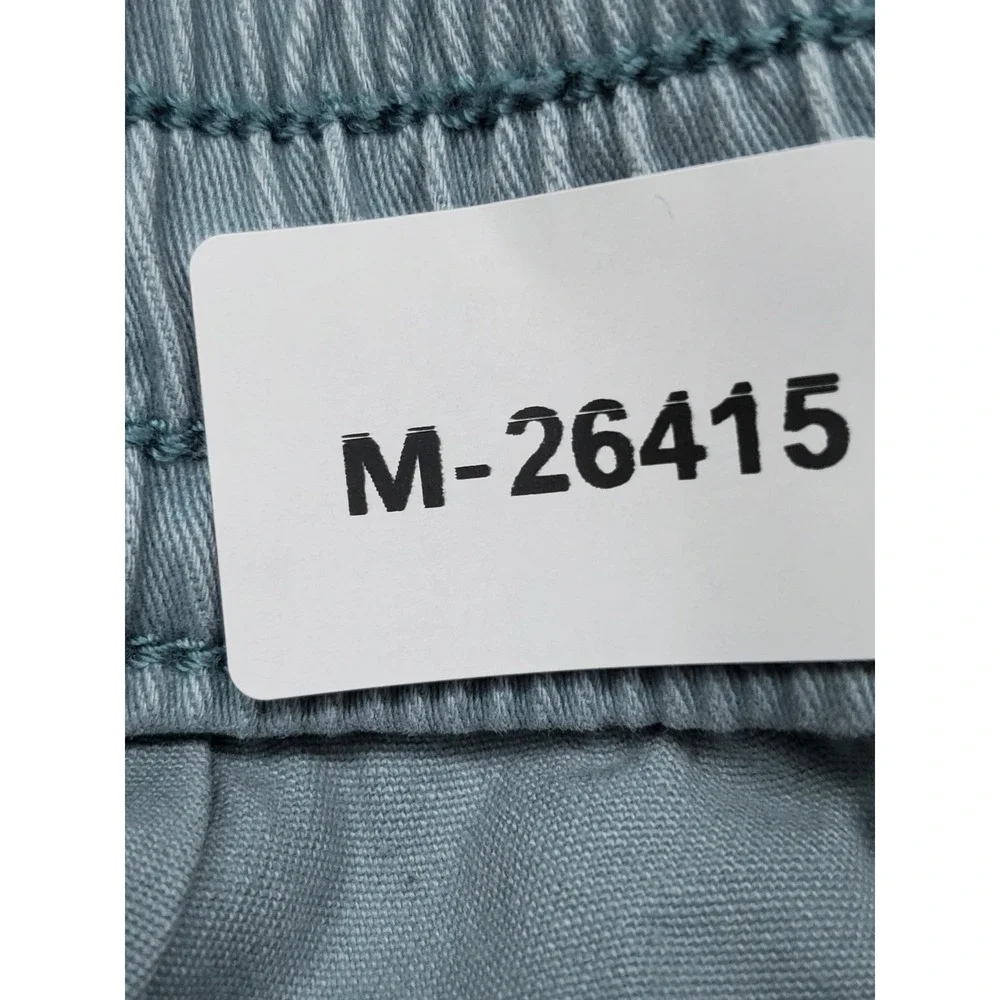 Hollister Women Pants 16R Light Blue Cargo Low-Rise Baggy Button